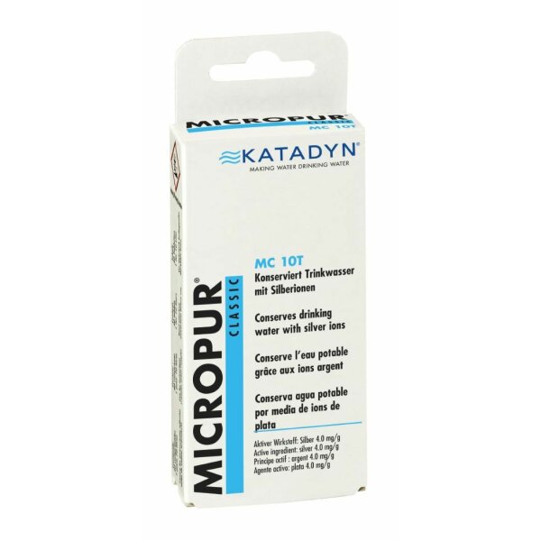 KATADYN® Trinkwasserkonservierung Micropur Classic MC 10 T 1 Tablette für 10 l