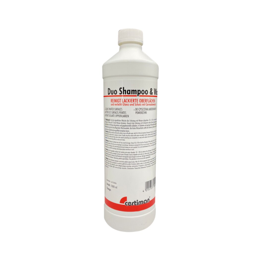 certiman® Duo Shampoo & Wax Certiman Inhalt 1 l CH-Version
